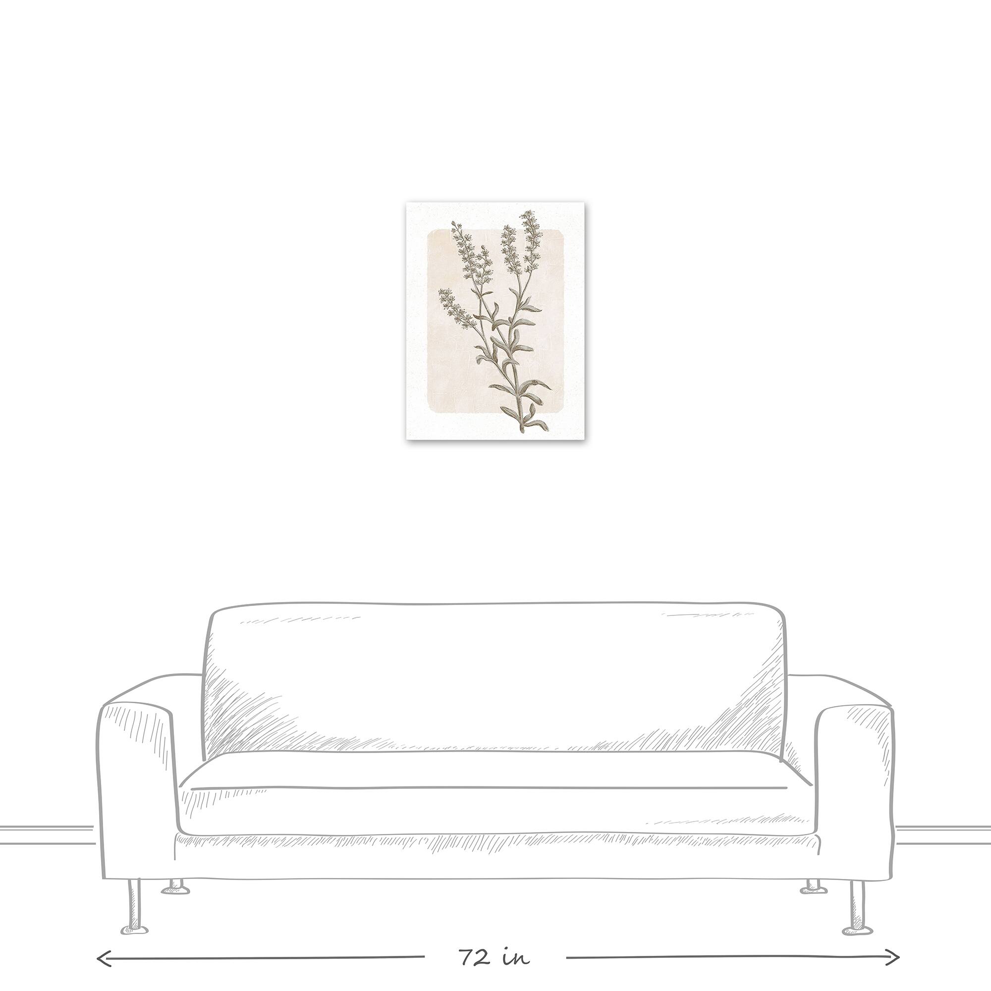 Simple Floral Still II 20" x 24" Canvas Wall Art
